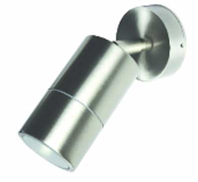 Silver Wall Light Angle